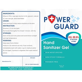 Power Guard Hand Sanitizer Gel