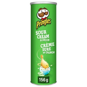 Pringles Sour Cream & Onion Potato Crisps - 5.5oz