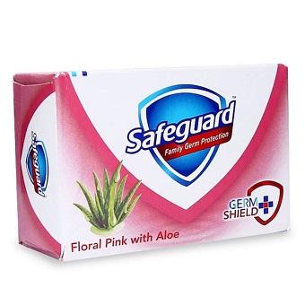 Safeguard Floral Pink With Aloe Soap 135gr