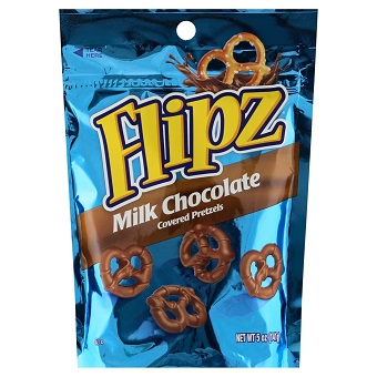 Flipz Milk Chocolate Covered Pretzels 90gr